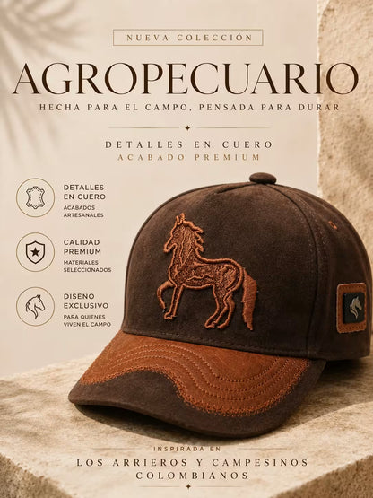 Agropecuario© - Gorra con cuero