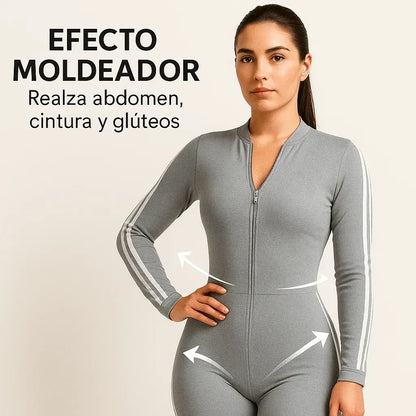 Grey Flow, enterizo deportivo premium